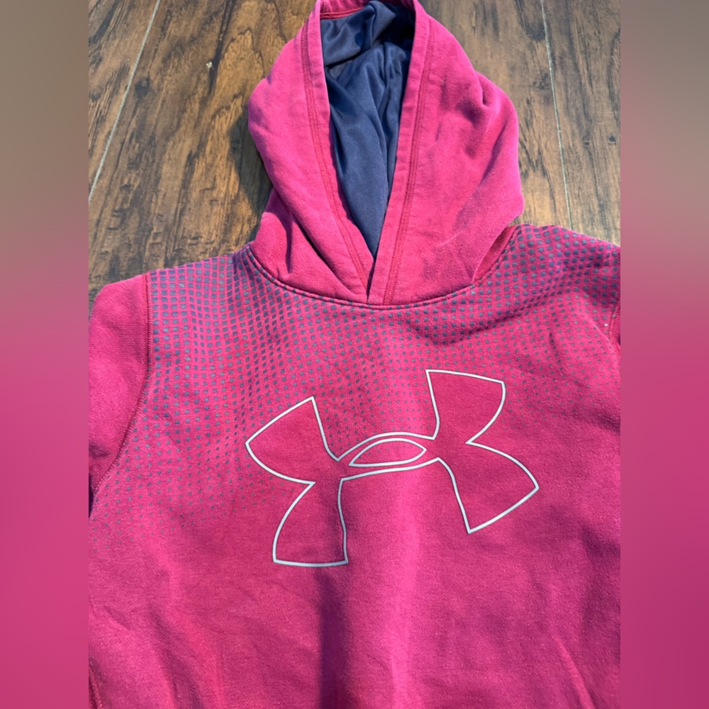 Under Armour Pink Performance Hoodie with Ventilation